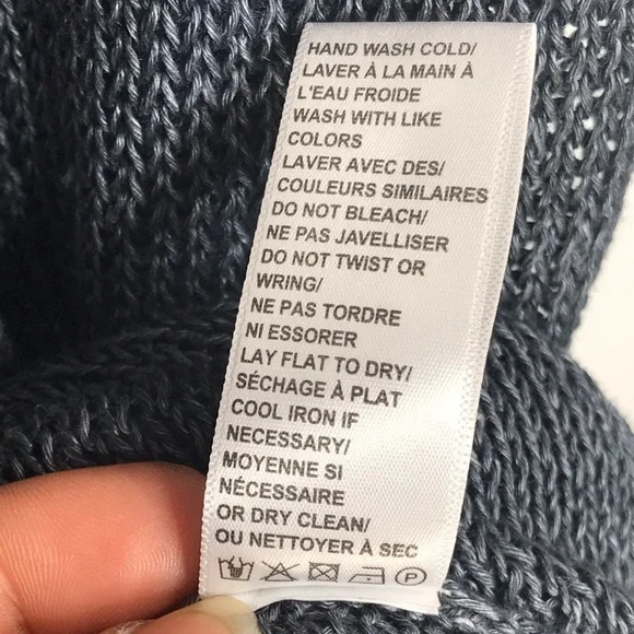 Brochu Walker Linen Knit Tunic Blueish Gra… - Picture 6 of 7